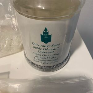Decorative Sand in Clear Jar